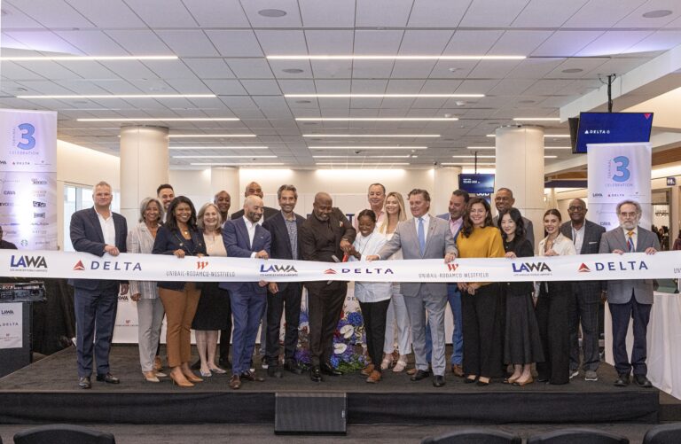 LAX ribbon cutting